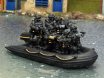 NATO Special Forces Frogmen in attack boat, Eureka Miniatures. All done in Foundry paints with Found