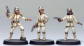 Daredevil pilots, from 7TV Crooked Dice. All done in Foundry paints with Foundry. Mix of brushes.