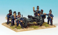 Foundry Franco-Prussian war Bavarian Artillery Crew and 90mm Krupp Field Gun.