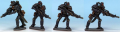 Rogue Stars, GunBot. SniperBot, Space Patrol Artificial Crimes Division. North Star Military Figures
