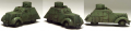 1936 Flying Standard Chassis 20hp armoured car. Foundry Miniatures.