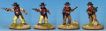 Old West Gunfighters. By Foundry. Foundry paints with Foundry brushes. Sculpted by Mark Copplestone.