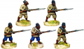 Darkest Africa Askaris, two colour fast painting style. Wargames Foundry.