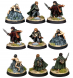 Hobbits. Games Workshop, all done in Foundry paints with Foundry brushes.