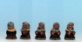 Wizards familiar, kit bashed Frostgrave Plastic Multipart Wizards heads, North Star Military Figure