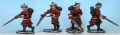 Woman at Arms, from Frostgrave Soldiers II and Frostgrave Plastic Multipart Wizards II parts, North 