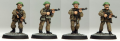 Not sure who made these, they look a bit like MoFo but aren’t. East German Cold War infantry painted