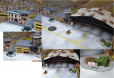 War wrecked airport for AK47