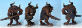 Borock, a horrific amalgam of Gnoll and Minotaur, Frostgrave, North Star Military Figures Limited.