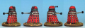 Dalek, ancient Citadel, equally vintage paint job, Games Workshop.