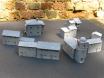 Teeny tiny pirate buildings